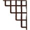 Ekena Millwork Diane Wrought Iron Bracket, (Triple center brace), Antiqued Copper 2"W x 10"D x 12"H BKTM02X10X12TDIACO - alternate 4